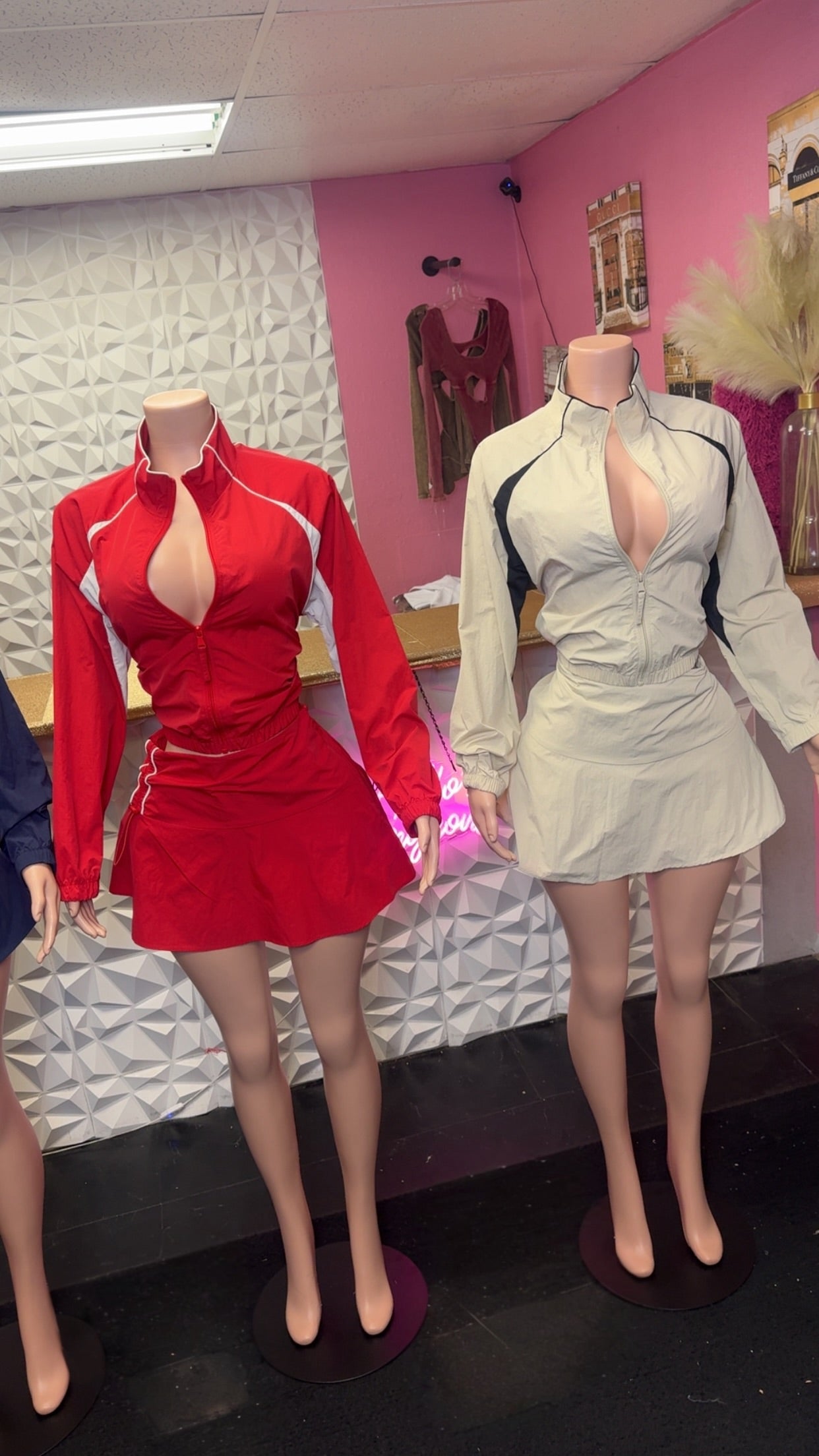 My Type Windbreaker / Skort Short Set