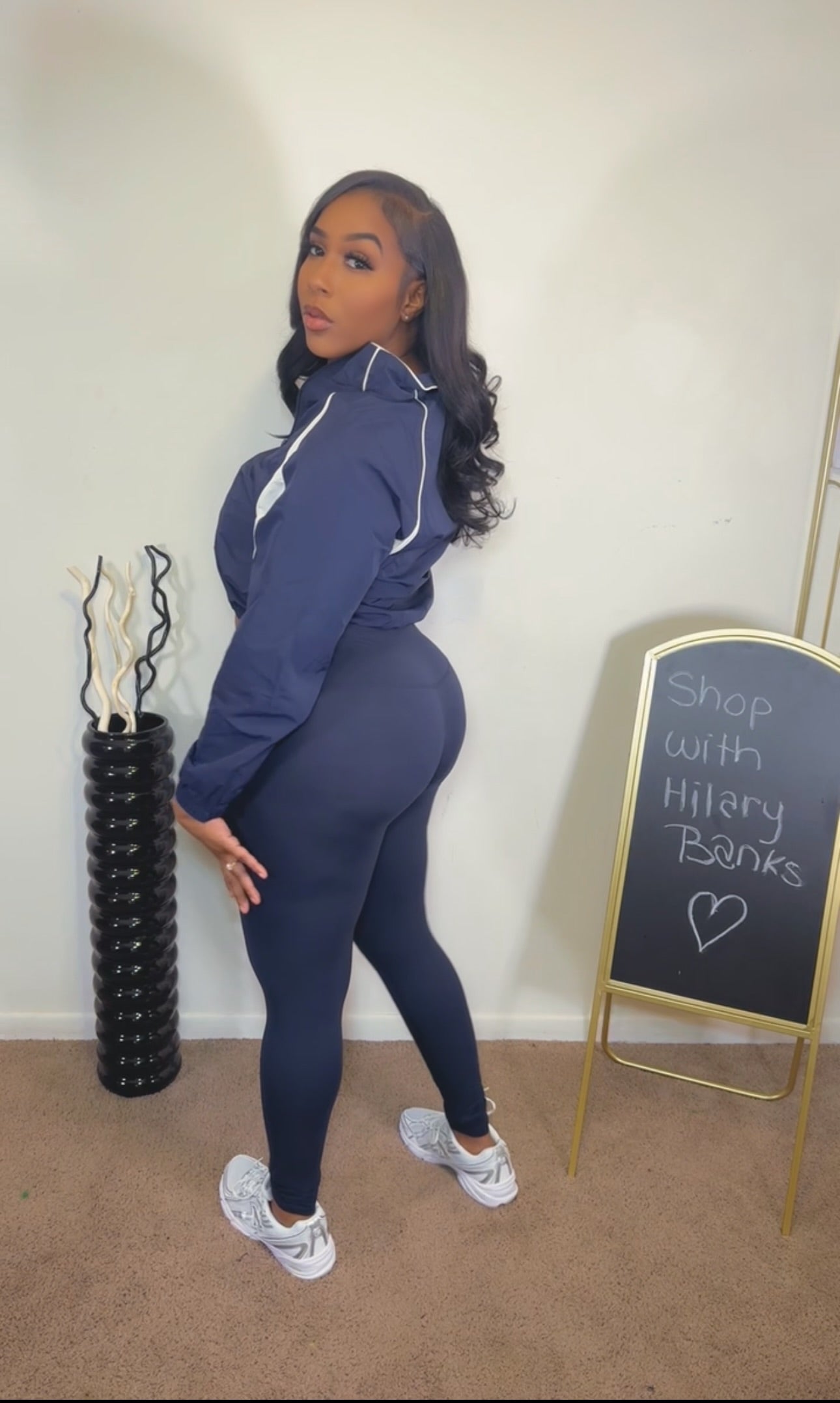 My Type Windbreaker/ Pants Set ( Blue )