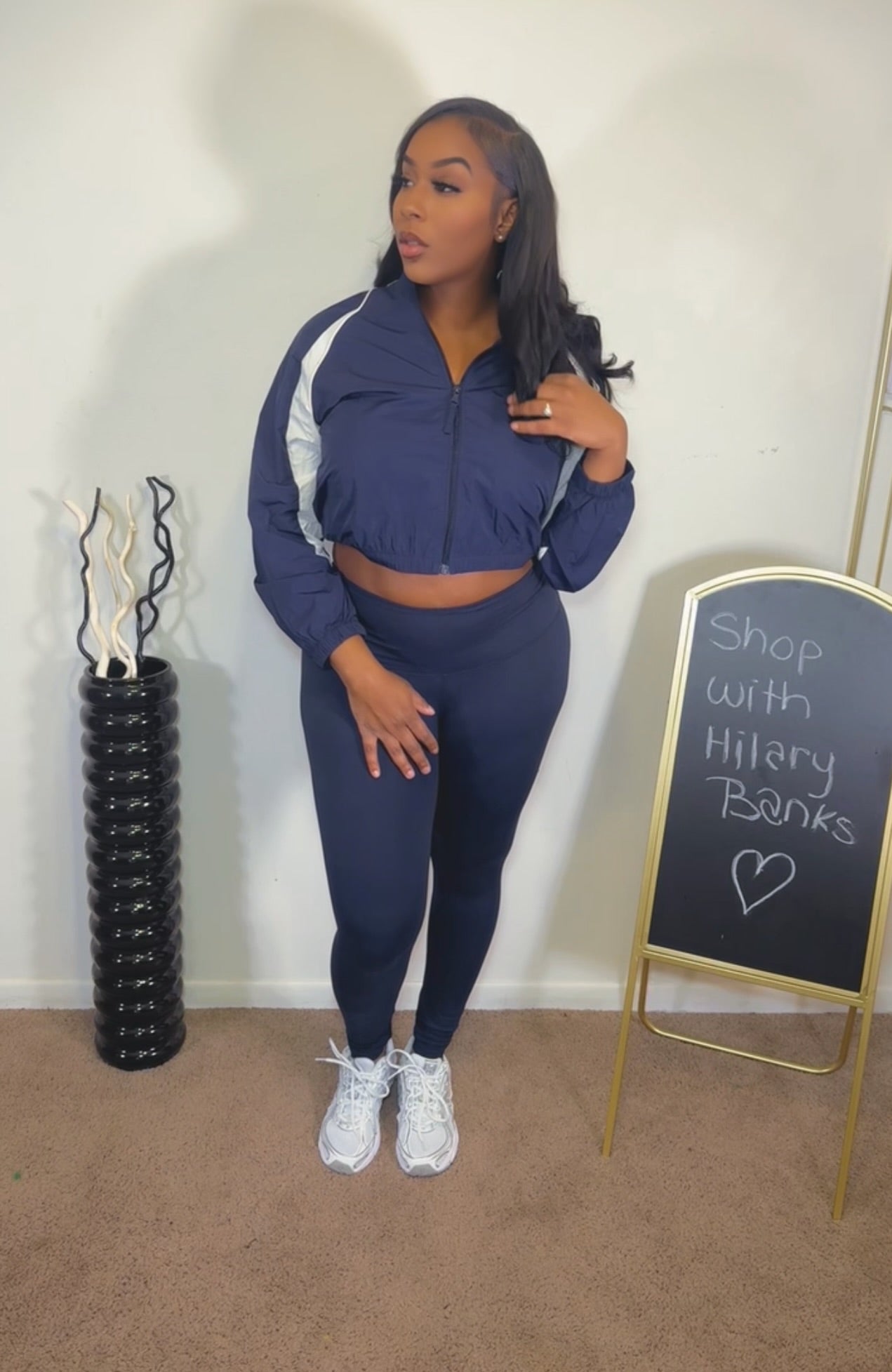 My Type Windbreaker/ Pants Set ( Blue )